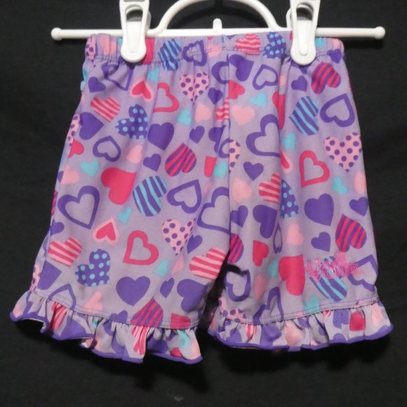 UV SKINZ | 3T | Heart Print Lilac Swim Shorts - Picture 6 of 8